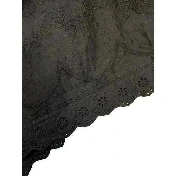 NWOT Free People Black Embroidered Size Small Mini Dress - Picture 8 of 9